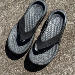 CROCS Men's Dual-Tone Flip-Flops